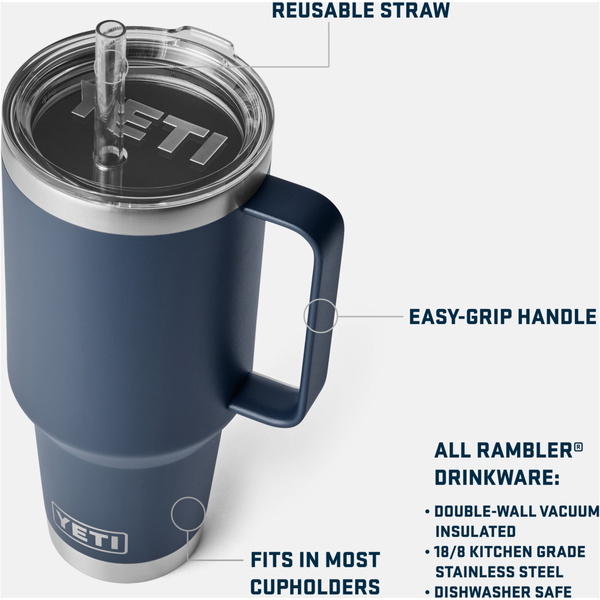 2026 YETI Rambler 42 OZ Straw Mug 70000003359 - White
